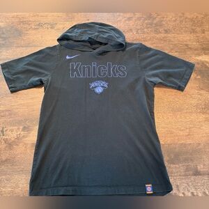 Nike Black Knicks Hoodie Tee